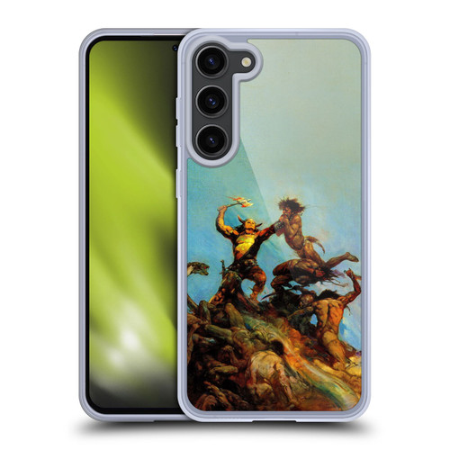 Frank Frazetta Fantasy Indomitable Soft Gel Case for Samsung Galaxy S23+ 5G
