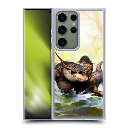 Frank Frazetta Fantasy Monster Out Of Time Soft Gel Case for Samsung Galaxy S23 Ultra 5G