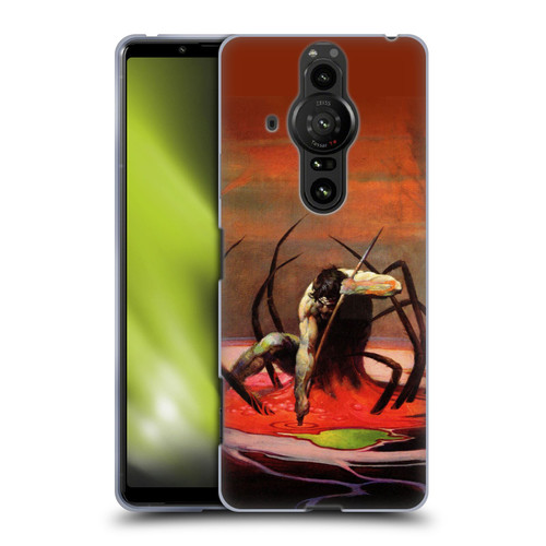 Frank Frazetta Fantasy The Spider King Soft Gel Case for Sony Xperia Pro-I