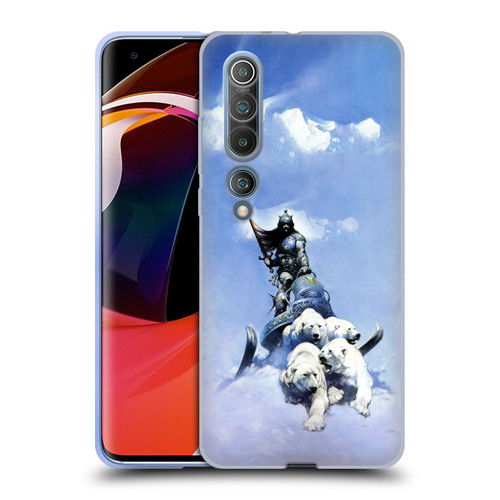 Frank Frazetta Fantasy Silver Warrior Soft Gel Case for Xiaomi Mi 10 5G / Mi 10 Pro 5G