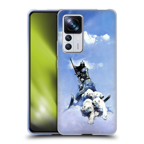 Frank Frazetta Fantasy Silver Warrior Soft Gel Case for Xiaomi 12T Pro