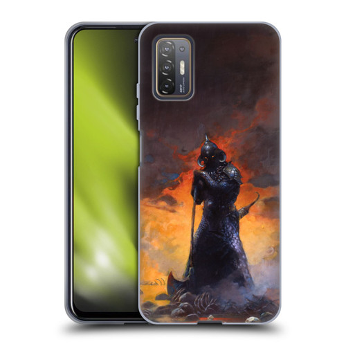 Frank Frazetta Medieval Fantasy Death Dealer 3 Soft Gel Case for HTC Desire 21 Pro 5G