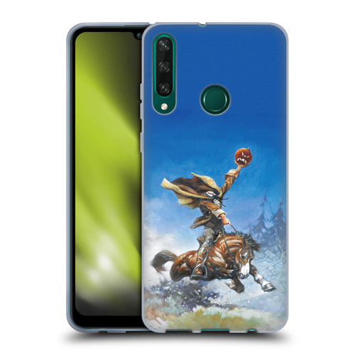 Frank Frazetta Medieval Fantasy Headless Horseman Soft Gel Case for Huawei Y6p