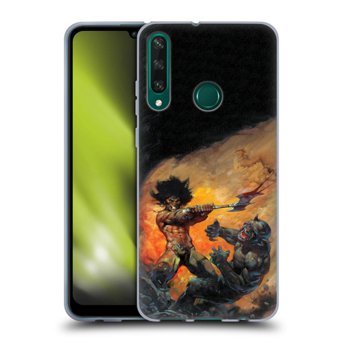 Frank Frazetta Medieval Fantasy Viking Slayer Soft Gel Case for Huawei Y6p