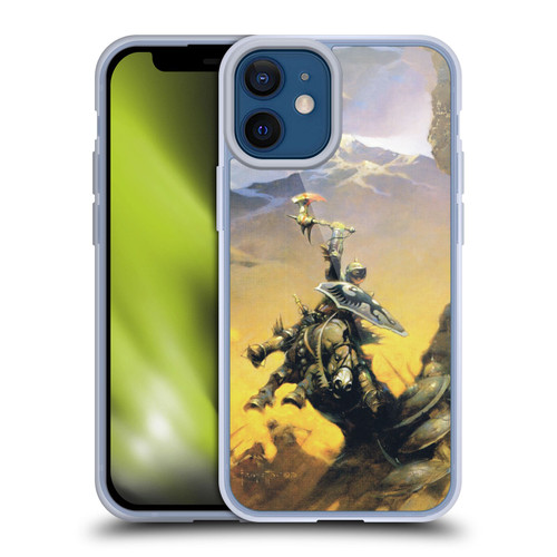 Frank Frazetta Medieval Fantasy Eternal Champion Soft Gel Case for Apple iPhone 12 Mini
