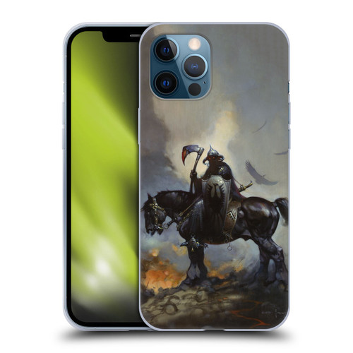 Frank Frazetta Medieval Fantasy Death Dealer Soft Gel Case for Apple iPhone 12 Pro Max