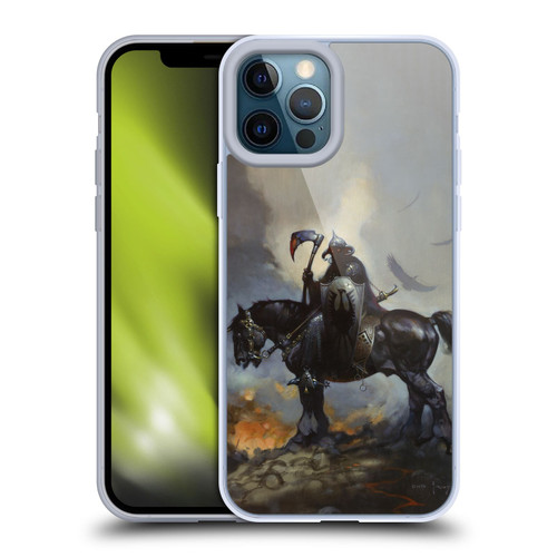 Frank Frazetta Medieval Fantasy Death Dealer Soft Gel Case for Apple iPhone 12 Pro Max