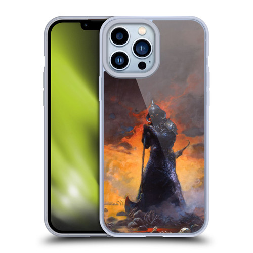 Frank Frazetta Medieval Fantasy Death Dealer 3 Soft Gel Case for Apple iPhone 13 Pro Max