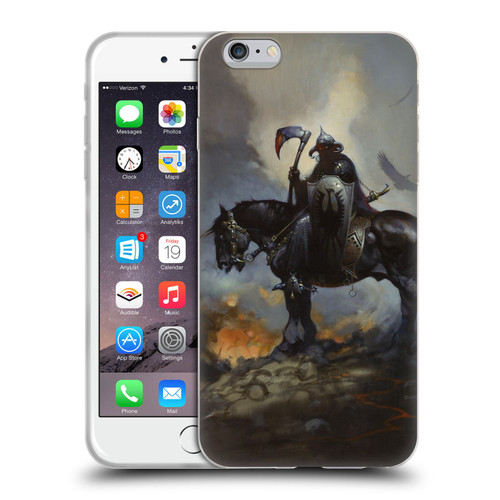 Frank Frazetta Medieval Fantasy Death Dealer Soft Gel Case for Apple iPhone 6 Plus / iPhone 6s Plus