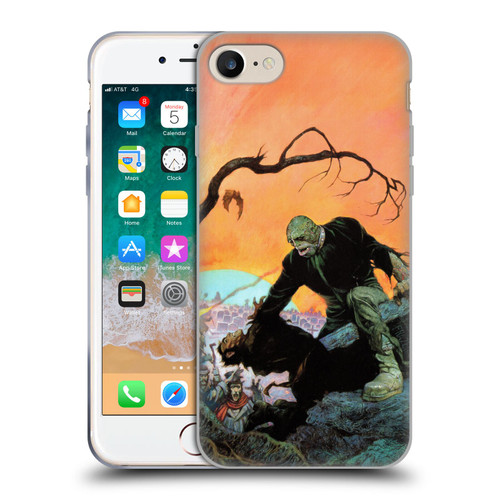 Frank Frazetta Medieval Fantasy Zombie Soft Gel Case for Apple iPhone 7 / 8 / SE 2020 & 2022