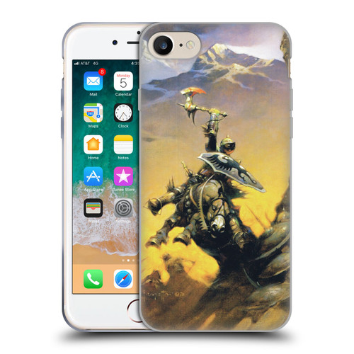 Frank Frazetta Medieval Fantasy Eternal Champion Soft Gel Case for Apple iPhone 7 / 8 / SE 2020 & 2022