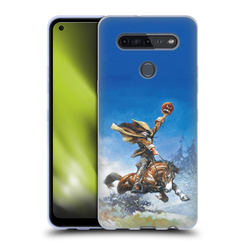 Frank Frazetta Medieval Fantasy Headless Horseman Soft Gel Case for LG K51S