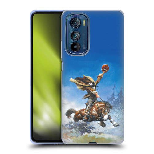 Frank Frazetta Medieval Fantasy Headless Horseman Soft Gel Case for Motorola Edge 30