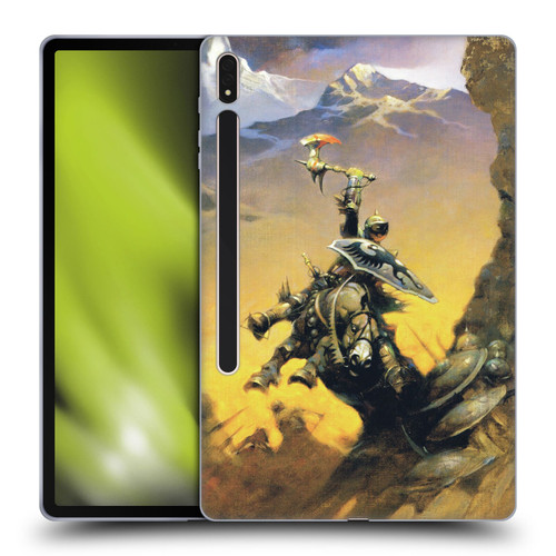 Frank Frazetta Medieval Fantasy Eternal Champion Soft Gel Case for Samsung Galaxy Tab S8 Plus