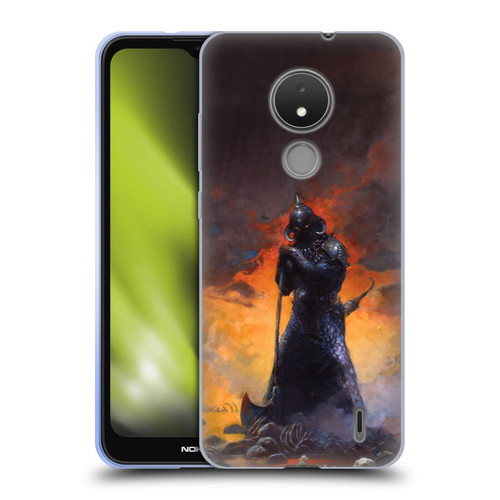 Frank Frazetta Medieval Fantasy Death Dealer 3 Soft Gel Case for Nokia C21