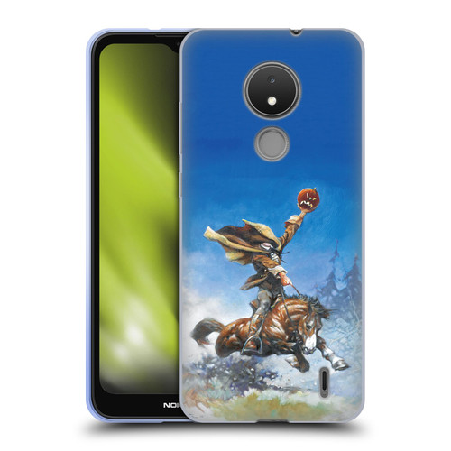 Frank Frazetta Medieval Fantasy Headless Horseman Soft Gel Case for Nokia C21