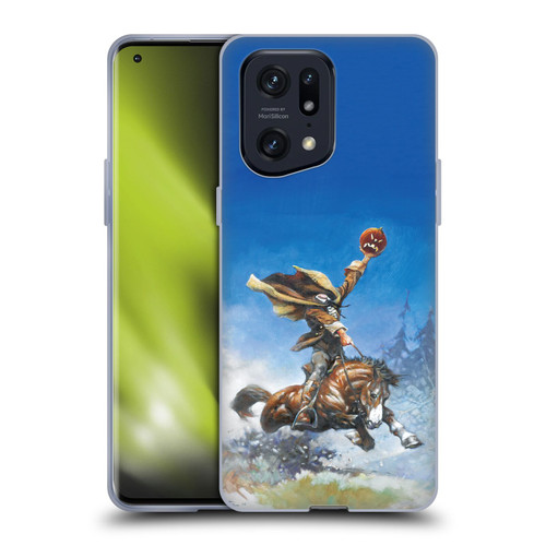 Frank Frazetta Medieval Fantasy Headless Horseman Soft Gel Case for OPPO Find X5 Pro