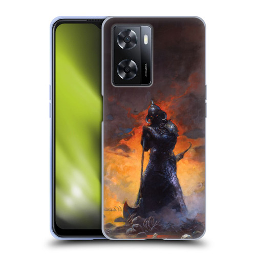 Frank Frazetta Medieval Fantasy Death Dealer 3 Soft Gel Case for OPPO A57s