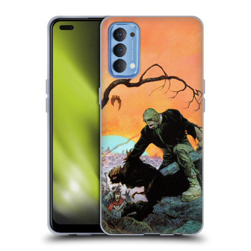 Frank Frazetta Medieval Fantasy Zombie Soft Gel Case for OPPO Reno 4 5G