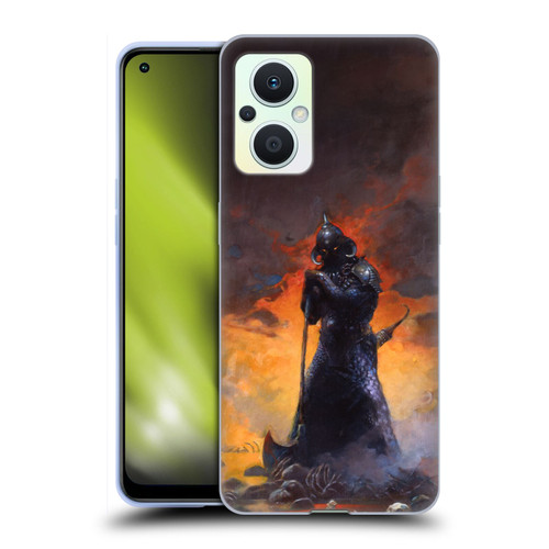 Frank Frazetta Medieval Fantasy Death Dealer 3 Soft Gel Case for OPPO Reno8 Lite