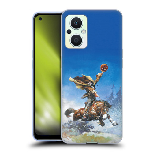 Frank Frazetta Medieval Fantasy Headless Horseman Soft Gel Case for OPPO Reno8 Lite