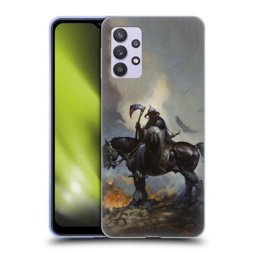 Frank Frazetta Medieval Fantasy Death Dealer Soft Gel Case for Samsung Galaxy A32 5G / M32 5G (2021)