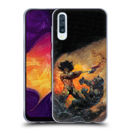 Frank Frazetta Medieval Fantasy Viking Slayer Soft Gel Case for Samsung Galaxy A50/A30s (2019)