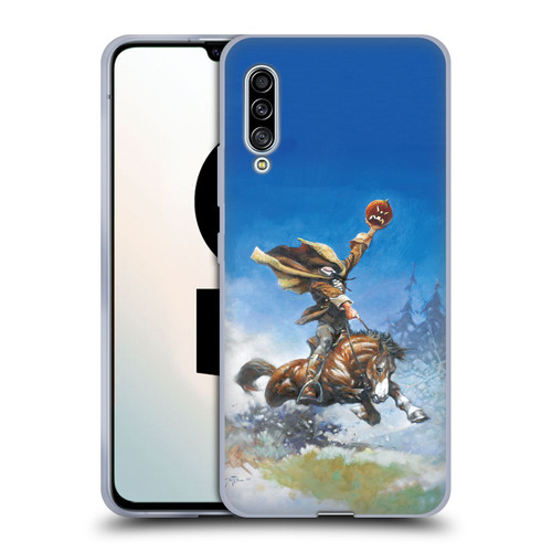 Frank Frazetta Medieval Fantasy Headless Horseman Soft Gel Case for Samsung Galaxy A90 5G (2019)