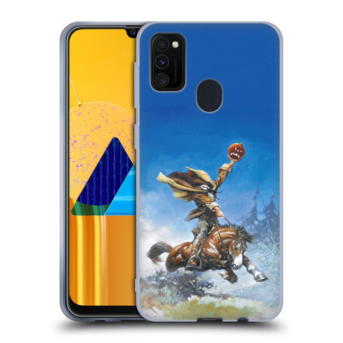 Frank Frazetta Medieval Fantasy Headless Horseman Soft Gel Case for Samsung Galaxy M30s (2019)/M21 (2020)