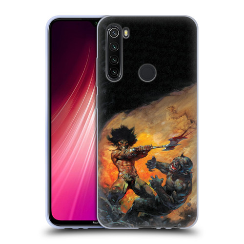 Frank Frazetta Medieval Fantasy Viking Slayer Soft Gel Case for Xiaomi Redmi Note 8T