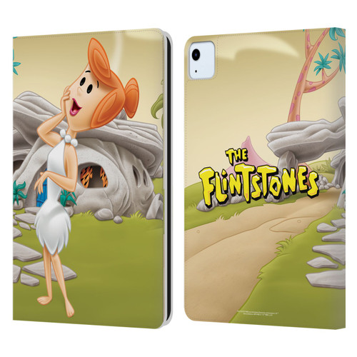 The Flintstones Characters Wilma Flintstones Leather Book Wallet Case Cover For Apple iPad Air 2020 / 2022