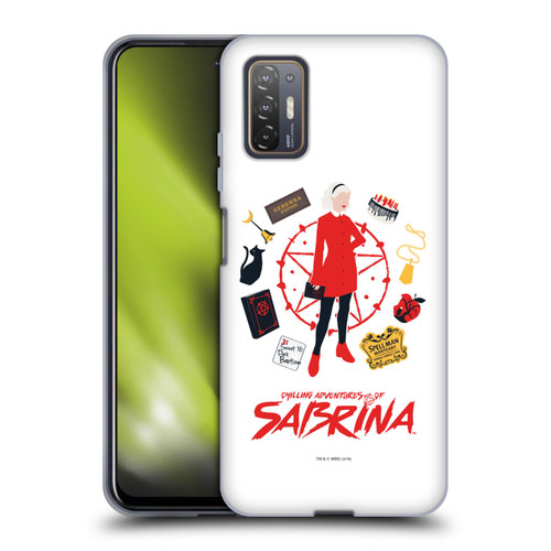 Chilling Adventures of Sabrina Graphics Essentials Soft Gel Case for HTC Desire 21 Pro 5G