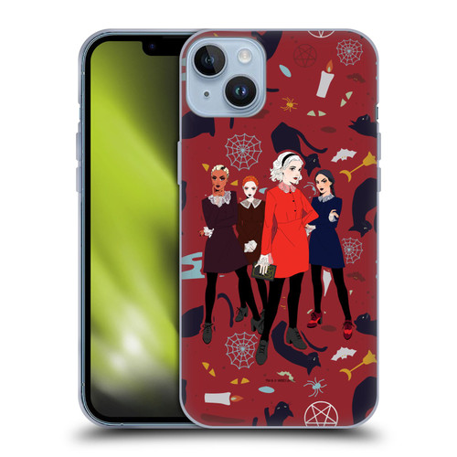 Chilling Adventures of Sabrina Graphics Witch Posey Soft Gel Case for Apple iPhone 14 Plus