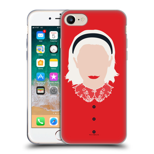 Chilling Adventures of Sabrina Graphics Red Sabrina Soft Gel Case for Apple iPhone 7 / 8 / SE 2020 & 2022
