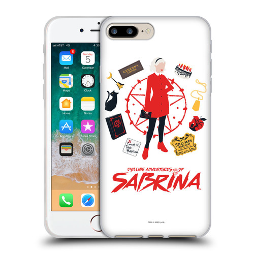 Chilling Adventures of Sabrina Graphics Essentials Soft Gel Case for Apple iPhone 7 Plus / iPhone 8 Plus