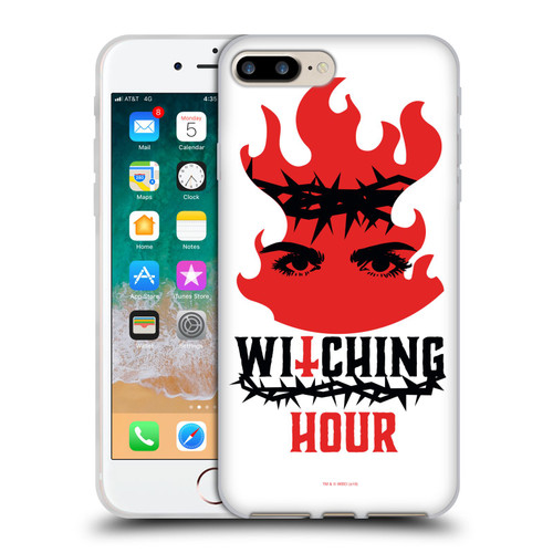 Chilling Adventures of Sabrina Graphics Witching Hour Soft Gel Case for Apple iPhone 7 Plus / iPhone 8 Plus