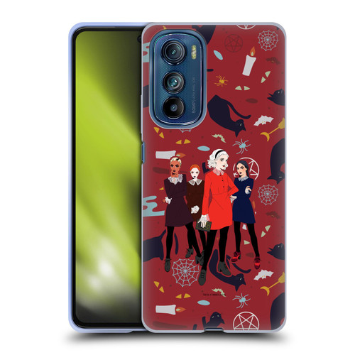 Chilling Adventures of Sabrina Graphics Witch Posey Soft Gel Case for Motorola Edge 30