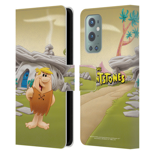 The Flintstones Characters Barney Rubble Leather Book Wallet Case Cover For OnePlus 9