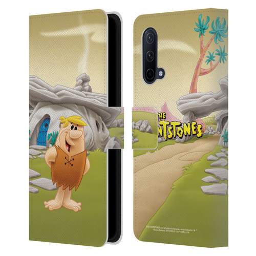 The Flintstones Characters Barney Rubble Leather Book Wallet Case Cover For OnePlus Nord CE 5G