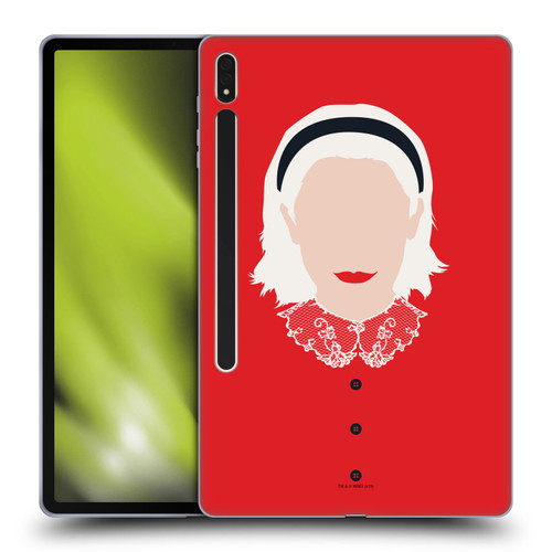 Chilling Adventures of Sabrina Graphics Red Sabrina Soft Gel Case for Samsung Galaxy Tab S8 Plus