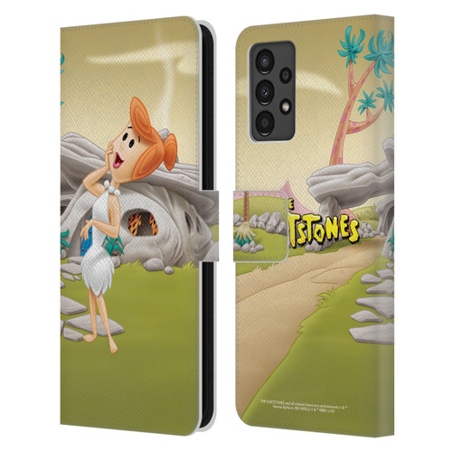 The Flintstones Characters Wilma Flintstones Leather Book Wallet Case Cover For Samsung Galaxy A13 (2022)
