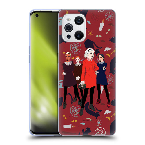 Chilling Adventures of Sabrina Graphics Witch Posey Soft Gel Case for OPPO Find X3 / Pro