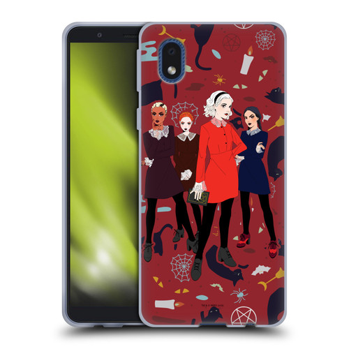 Chilling Adventures of Sabrina Graphics Witch Posey Soft Gel Case for Samsung Galaxy A01 Core (2020)