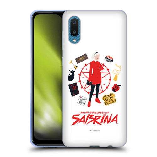 Chilling Adventures of Sabrina Graphics Essentials Soft Gel Case for Samsung Galaxy A02/M02 (2021)