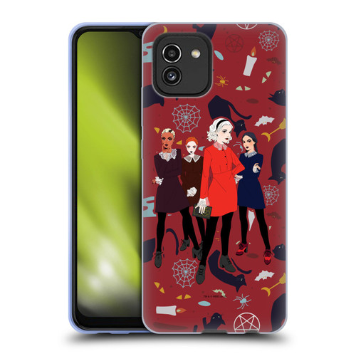 Chilling Adventures of Sabrina Graphics Witch Posey Soft Gel Case for Samsung Galaxy A03 (2021)