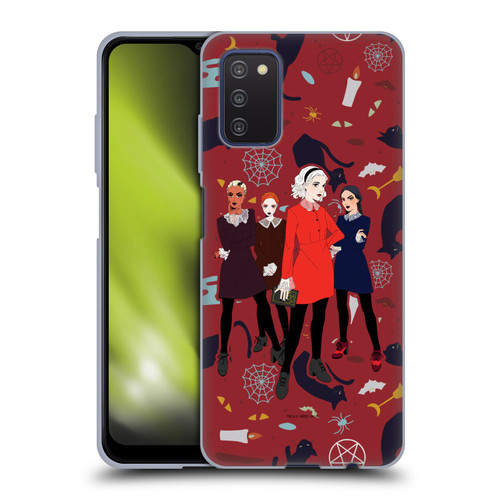 Chilling Adventures of Sabrina Graphics Witch Posey Soft Gel Case for Samsung Galaxy A03s (2021)