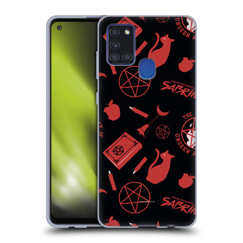 Chilling Adventures of Sabrina Graphics Black Magic Soft Gel Case for Samsung Galaxy A21s (2020)