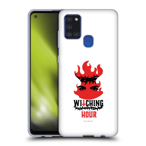 Chilling Adventures of Sabrina Graphics Witching Hour Soft Gel Case for Samsung Galaxy A21s (2020)