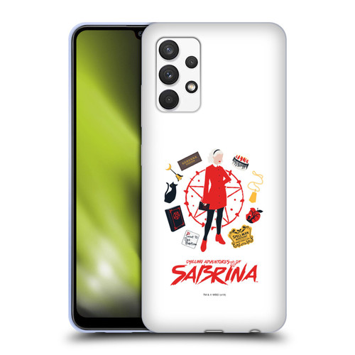 Chilling Adventures of Sabrina Graphics Essentials Soft Gel Case for Samsung Galaxy A32 (2021)
