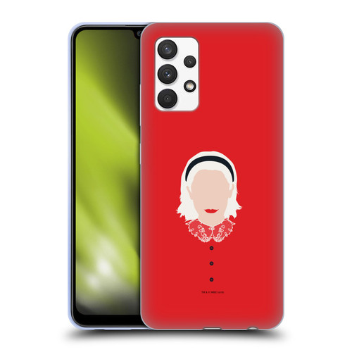 Chilling Adventures of Sabrina Graphics Red Sabrina Soft Gel Case for Samsung Galaxy A32 (2021)